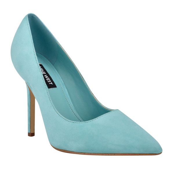 Nine West Bliss Pointy Toe Turquoise Pumps | Ireland 93Q62-9D51